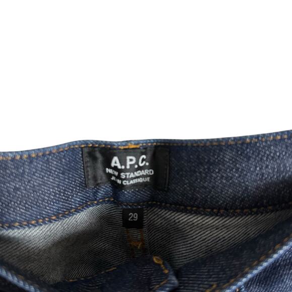 A.P.C. Men's Petit Standard Slim-Fit Dry Selvedge Denim Jeans Size 29 - Picture 10 of 13